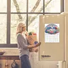 Dolphin Diamond Painting Magnetic Fridge Calendar To-do List Calendar Kit