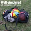 2Pcs Sports Ball Bag Large Capacity Football Mesh Bag for Sporting Accessories