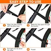 10 Pieces Bike Rack Straps Reusable Adjustable Bicycle Wheel Stabilizer Straps