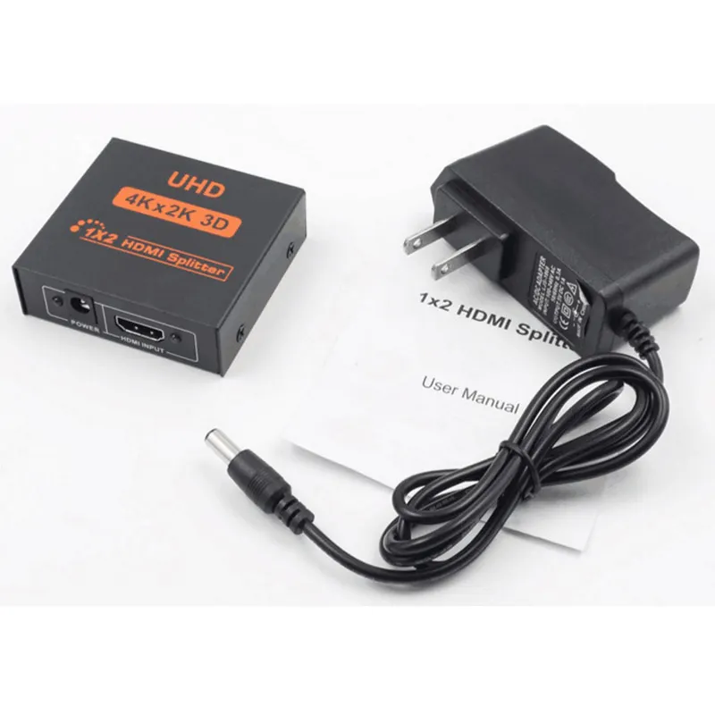 4K*2K HDMI Splitter 1 To 2 Support Full HD 1080P 3D Mini HDMI Splitter 1*2