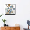Snowman-14CT Stamped Cross Stitch Kit(26*23cm)