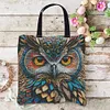 Owl-11CT DIY Stamped Cross Stitch Shopping Bag 40*40cm/15.75*15.75in