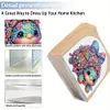 Christmas Acrylic DIY 5D Diamond Art Painting Napkin Holder Set (Tortoise)