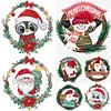 (Multi-Style)Christmas Wreath-Partial Special Shaped Diamond Painting 30*30CM