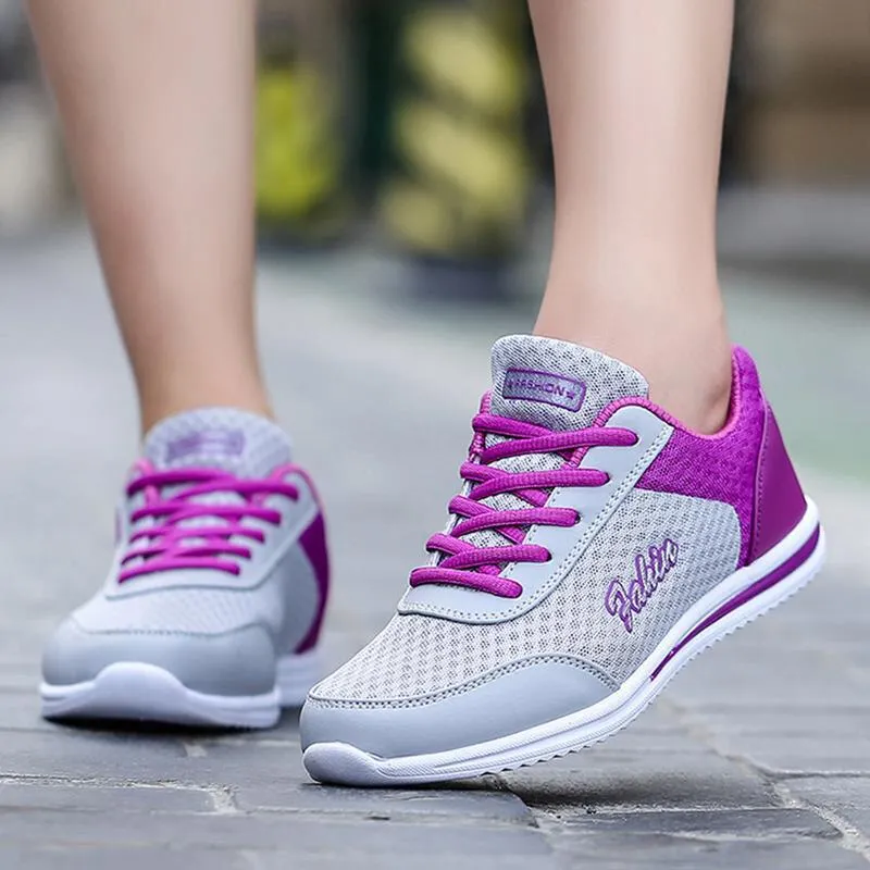 Qengg Women Fashion Sneakers Slip On Women's Sneakers Outdoor Sneakers For Women Plus Size Zapatillas Mujer Ladies Vulcanize Shoes