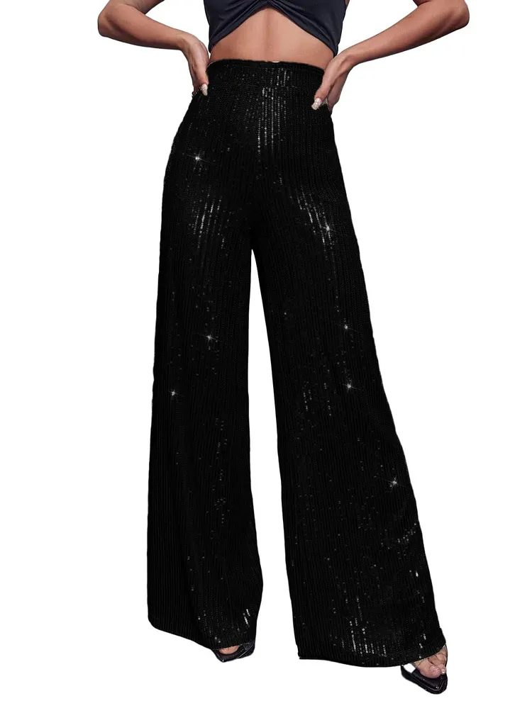 Sequin Stretch Pants - Buy two and get free shipping!