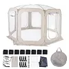 [US Local Warehouse] Bubble Tent for 6-8 Person Portable Transparent Igloo Tent Dome 12x7ft with Rain Cover & Storage Bag Bubble House for Camping Parties and Stargazing