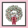 (Stamped/Counted) Christmas Wreath - 11CT/14CT Cross Stitch 40*40cm/15.75*15.75in