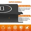 [US Local Warehouse] Wrestling Mat 10ft X 6.6ft Jiu Jitsu Mats Judo Mat with 3cm Thickness for PE Training Yoga BJJ MMA Grappling Boxing Martial Art (Black)