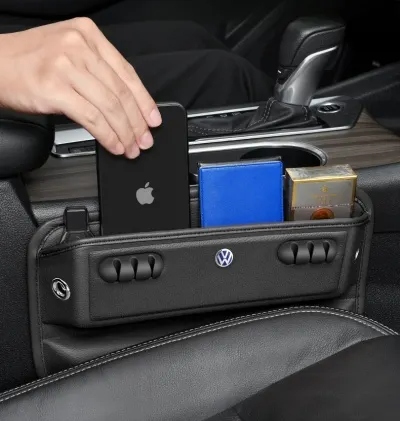 Car Seat Gap Storage Box Leak-proof Car Storage Box