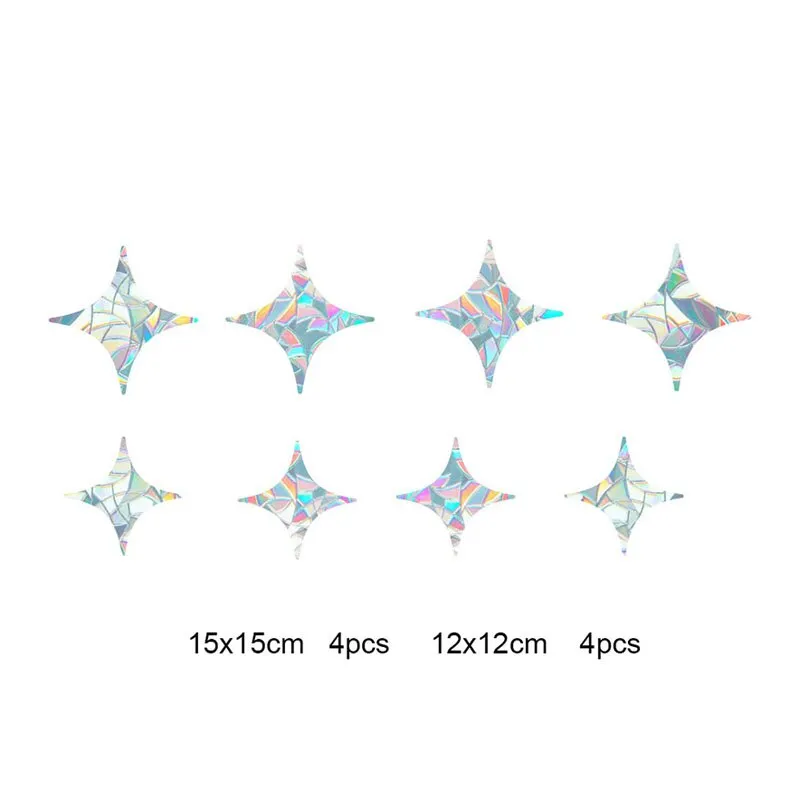 1pcs Lotus Window Decor Film Electrostatic Glass Sticker Rainbow Prism Decals Living Room Bathroom Balcony Decoration