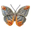 DIY Embroidery Sewing Craft Brooch Clothes Decoration Embroidery Butterfly Lapel Pin for Backpack Pants T-Shirt Jacket Bags Dress Jeans