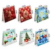 (US Local)6PCS DIY Diamond Art Greeting Cards Xmas Designs for Festivals and Celebrations