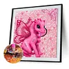 Diamond Painting -DIY Round Drill Pink Little Dinosaur