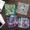 (US Local)6pcs Diamond Painting Greeting Cards DIY Diamond Art Cards Arts Crafts (Animal)
