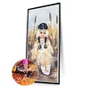 >SALE<5D DIY Full Round Drill Diamond Painting Girl Kit Home Decor Art Craft 40x70cm