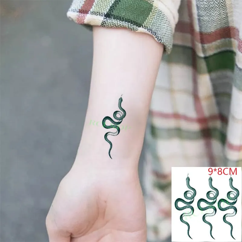 Waterproof Temporary Tattoo Sticker Cartoon anime Boy Knife Tatto Flash Tatoo Fake Tattoos Small Size Art for Kids Men Women