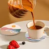 9pcs DIY Wooden Coasters Paint by Numbers Acrylic Painting