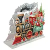 Acrylic Double Sided Christmas 5D DIY Diamond Art Paper Towel Storage Rack Decor Napkin Holder Kit