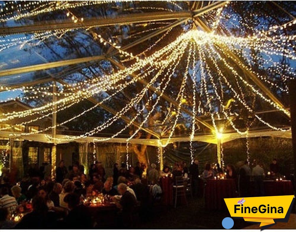 New 8 Modes Christmas Fairy Light Outdoor Waterproof AC 220V/110V 50M/20M/10M 500/200/100LED Fairy LED String Light Chirstmas String Garland For Xmas Wedding Christmas Party Holiday