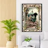(Multi Style)Retro Poster Landscape-Full Embroidery 3 Strands 11CT Counted Cross Stitch-40*60CM-Large Size