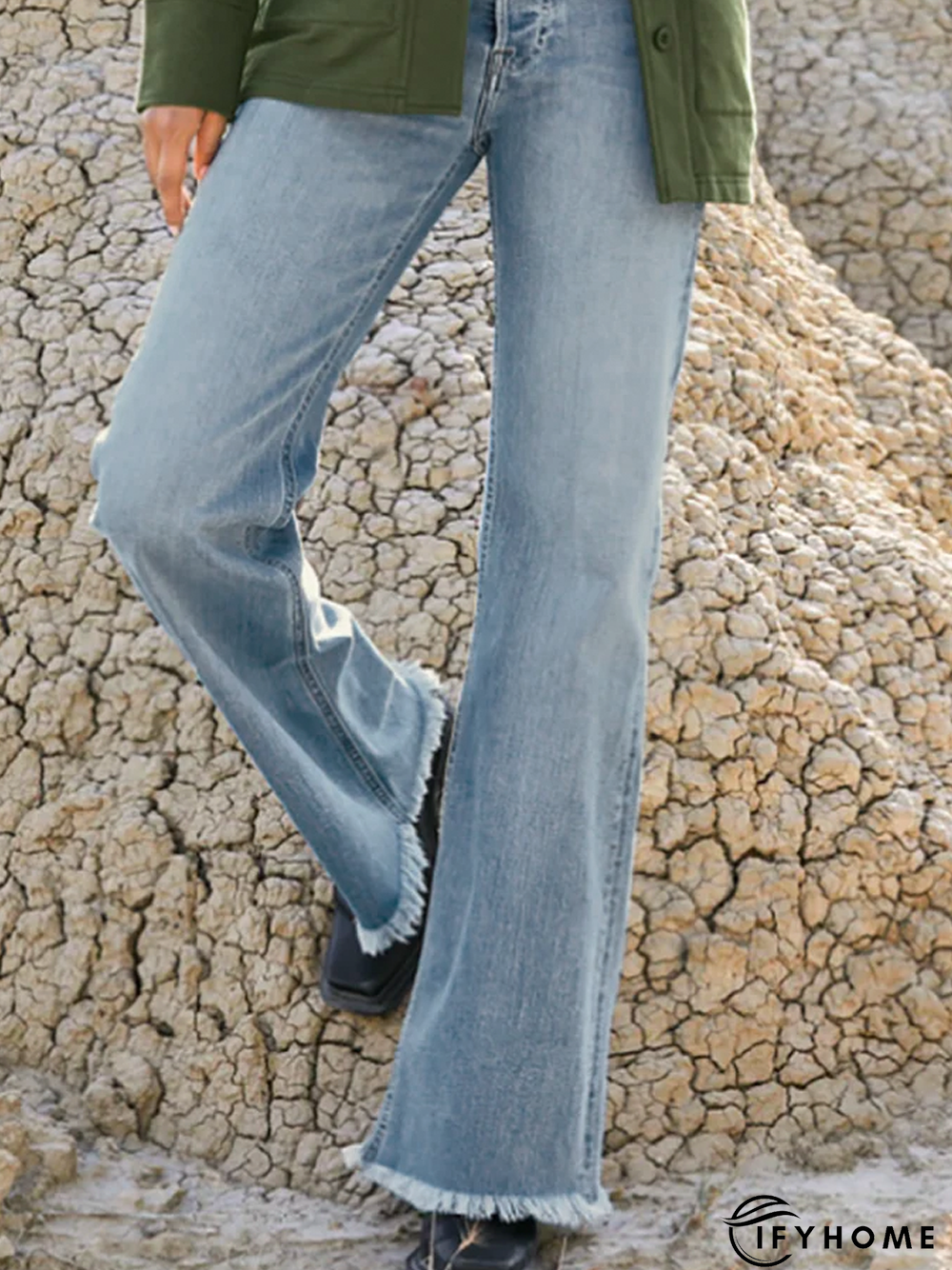 Wide-leg Loose Jeans | IFYHOME