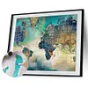 (US Local)Map Abstract-Paint By Numbers Kit(80x40cm)