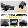 [US Local Warehouse] 4 Bike Rack Bicycle Carrier Racks Hitch Mount Double Foldable Rack for Cars Trucks SUVs and Minivans with a 2 Inch Hitch Receiver