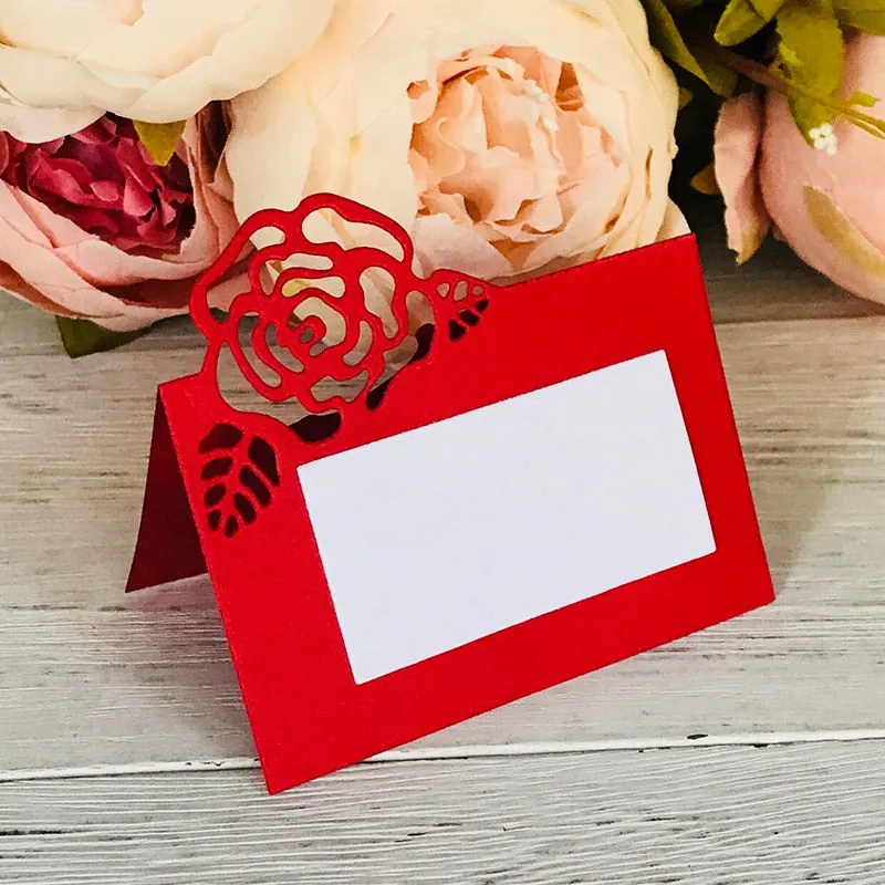 flowers wedding Scrapbooking Metal Cutting Dies Rose place cards craft Die Cut for DIY Paper making wedding invitations new 2019