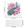 Acrylic Peacock 5D DIY Diamond Art Paper Towel Storage Rack Decor for Home Decor