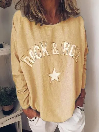 ROCK&ROLL Pentagram T-shirt