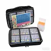 32/64pcs 2-in-1 Diamond Art Storage Containers & Line-Up Tray, Upgrade Convex Point Bottom Design for Efficient Crafting DIY Diamond Art Accessories