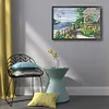 Waterfront Villa-14CT Stamped Cross Stitch 38*27cm/14.96*10.63in
