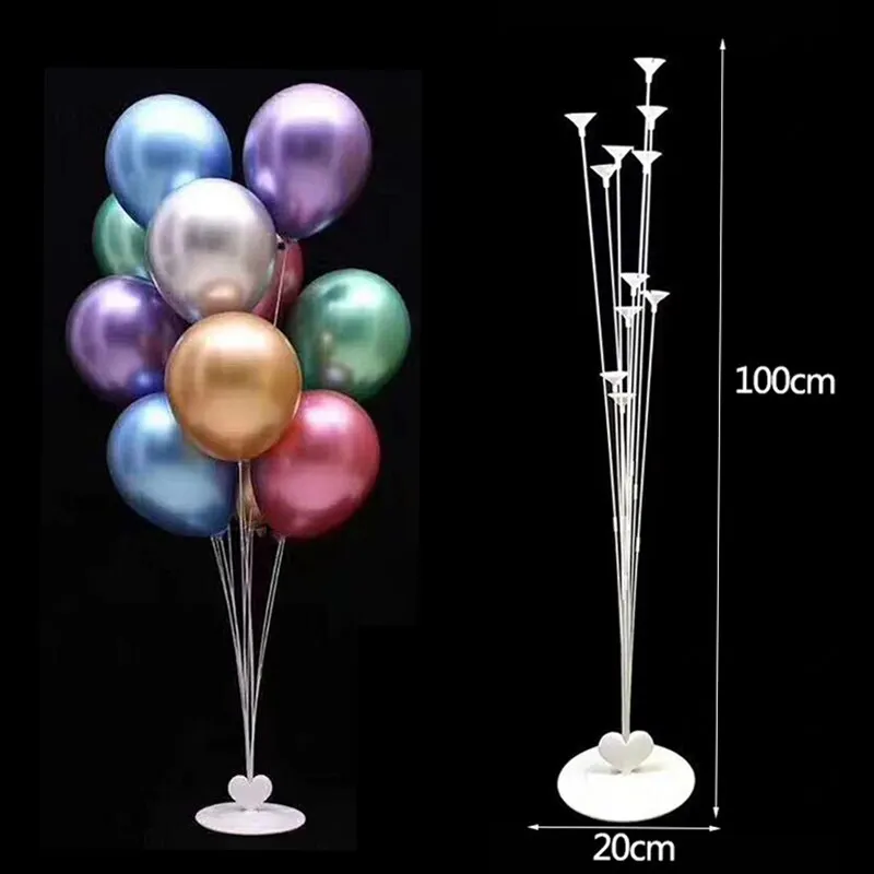 Balloon Arch Stand Frame Base Birthday Balloons Holder Column Balloon Chain for Wedding Birthday Party Decoration Baby Shower