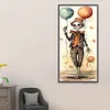 Cr&acirc;ne Avec Ballon-Perceuse Ronde Peinture Diamant-30*70CM (Grande Taille)