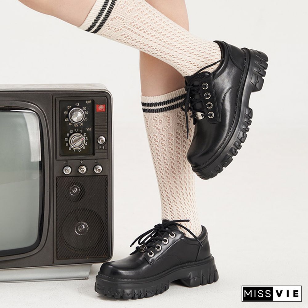 Chunky JK Mary Janes Shoes