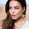 8 Pairs Girl Double Sided Diamond Painting Earrings Holiday Diamond Art Earrings