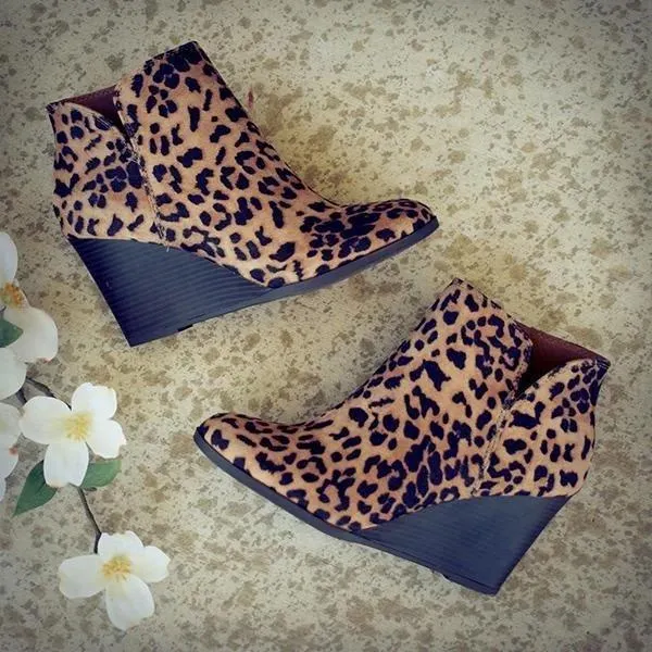Leather Suede Vintage Boots