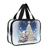 DIY Diamond Art Rhinestone Makeup Bag Crystal Transparent PVC Storage Pack Kit