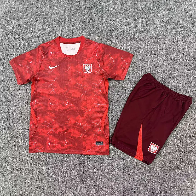 Kids Poland 2026 World Cup Away Jersey