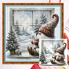 (US Local)Gnome-14CT Counted Cross Stitch Kit(40x40cm)