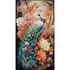 (US Local)Peacock Peony-16CT Stamped Cross Stitch Kit(73x119cm)