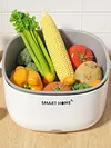 Ultrasonic Fruit and Vegetable Washing Machine Vegetables Cleaning Basket