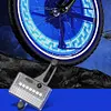 Solar LED Colorful Bike Wheel Light USB Rechargeable Smart Sensing Spoke Light
