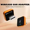 Wired To Wireless Carplay & Android Auto 2 In 1 Dongle BT 5.3 5GHz WiFi Adapter