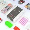 16pcs Demon DIY Mini Round Diamond Painting Set 12x17cm