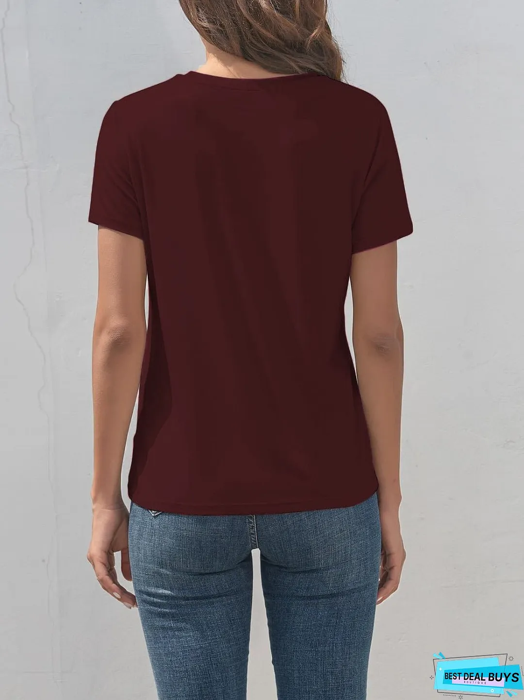 Cross Graphic Round Neck T-Shirt