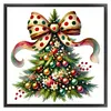 Bow Christmas Tree-11CT Stamped Cross Stitch 40*40cm/15.75*15.75in