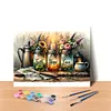 (US Local)Paint By Numbers Kit On Canvas DIY Oil Art Flower Picture Home Wall Decor50x40cm