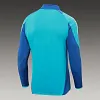 2024/2025 Ajax Half-Pull Training Suit Baby Blue Football Shirt 1:1 Thai Quality Set love fball